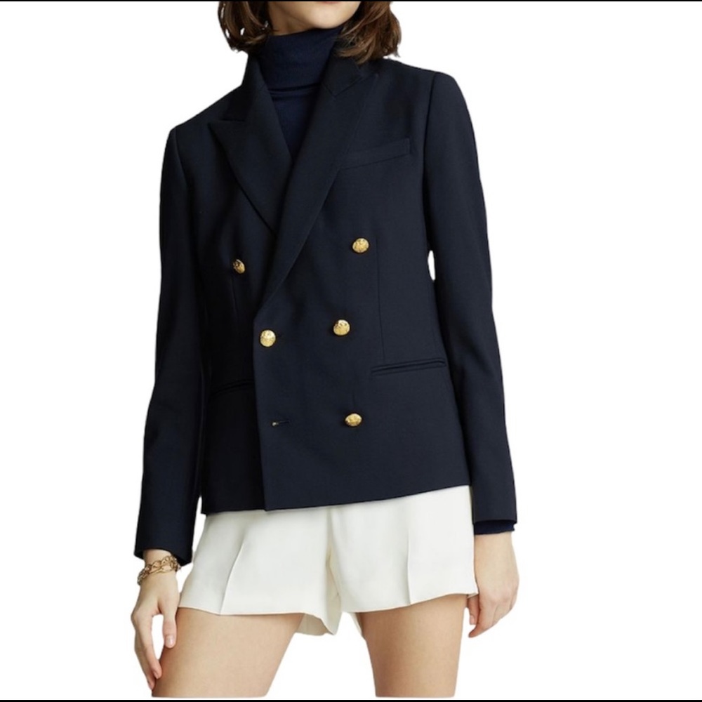 🍁Fall Sale🍁 
RALPH LAUREN CASHMERE/WOOL DOUBLE BREASTED JACKET